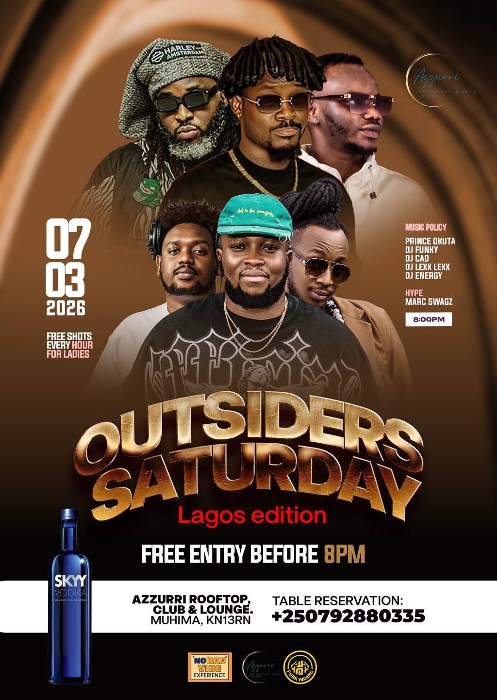 OUTSIDERS SATURDAY LAGOS EDITION