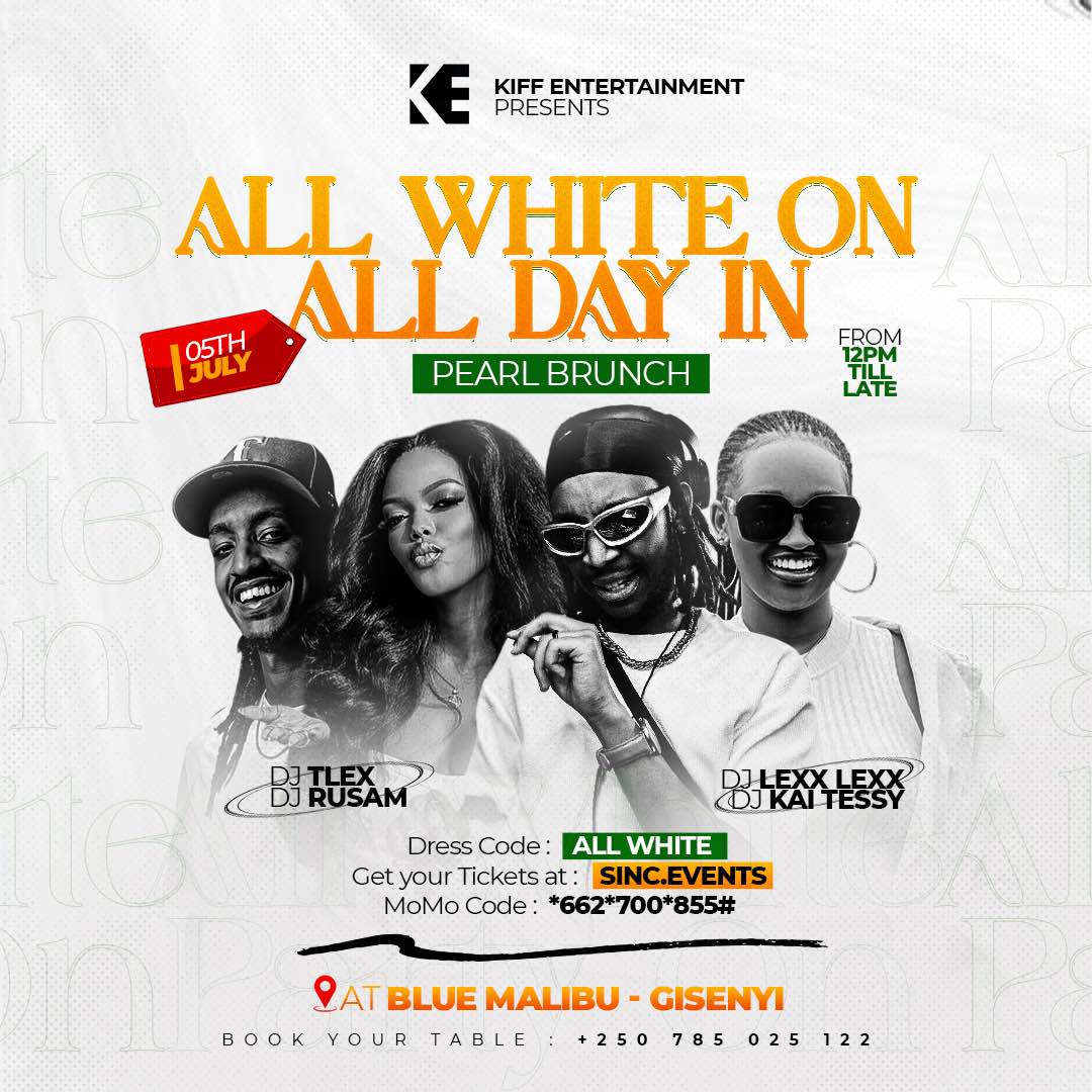 ALL WHITE ON /ALL DAY IN(pearl Brunch)