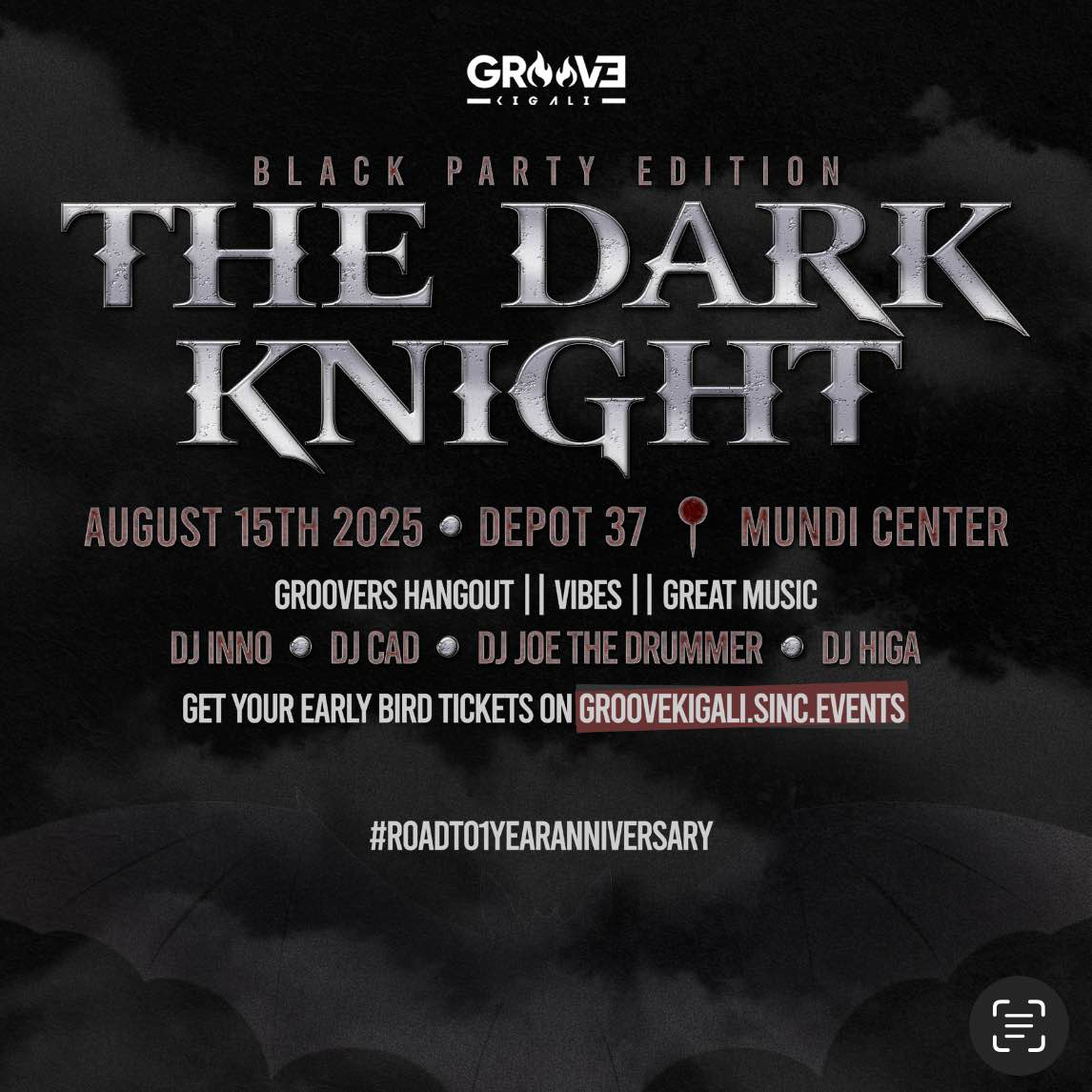 The Dark Knight (All Black Party)