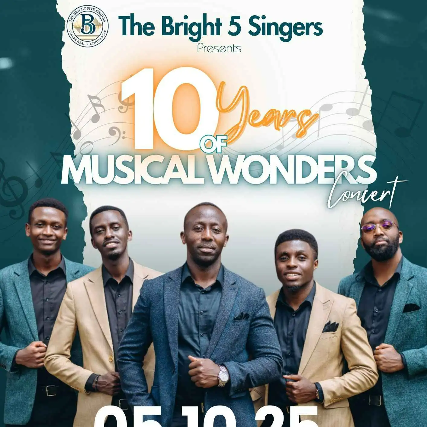 The Bright 5 Singers - 10 Years of  Musical Wonders