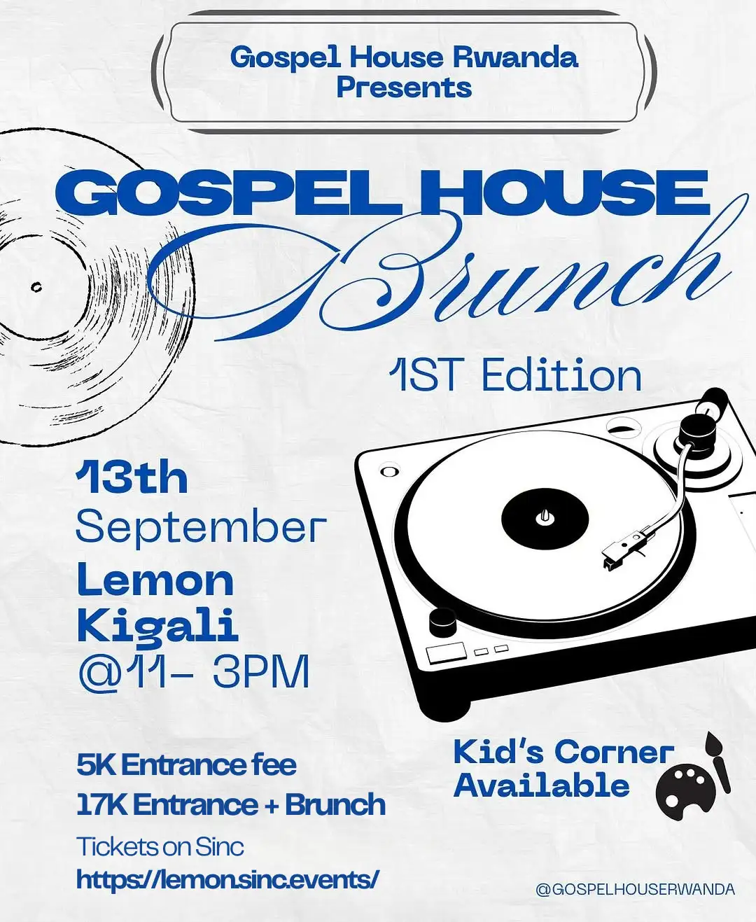 GOSPEL HOUSE  Brunch 🍽️  ( 1ST EDITION)