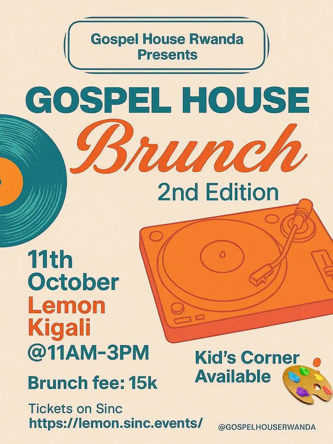 GOSPEL HOUSE  Brunch 🍽️  ( 2ND EDITION)