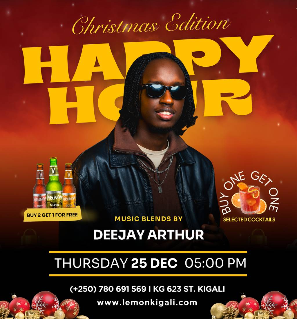 🍹🎄 Happy Hour  CHRISTMAS EDITION at Lemon 🍋