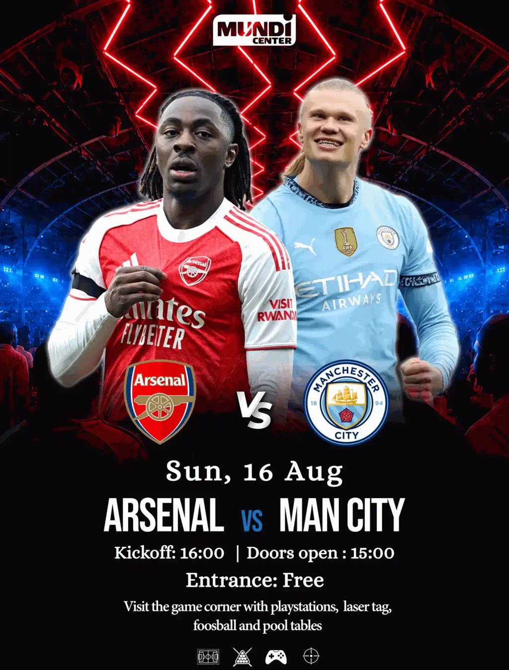 Arsenal vs Manchester City