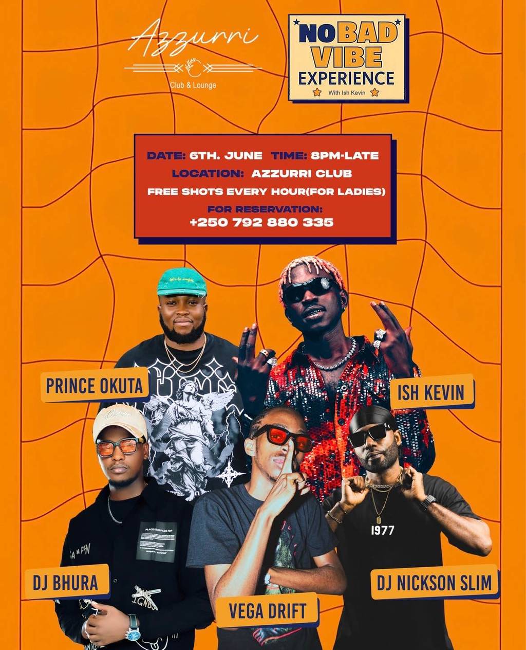NO BAD VIBE EXPERIENCE x ISH KEVIN
