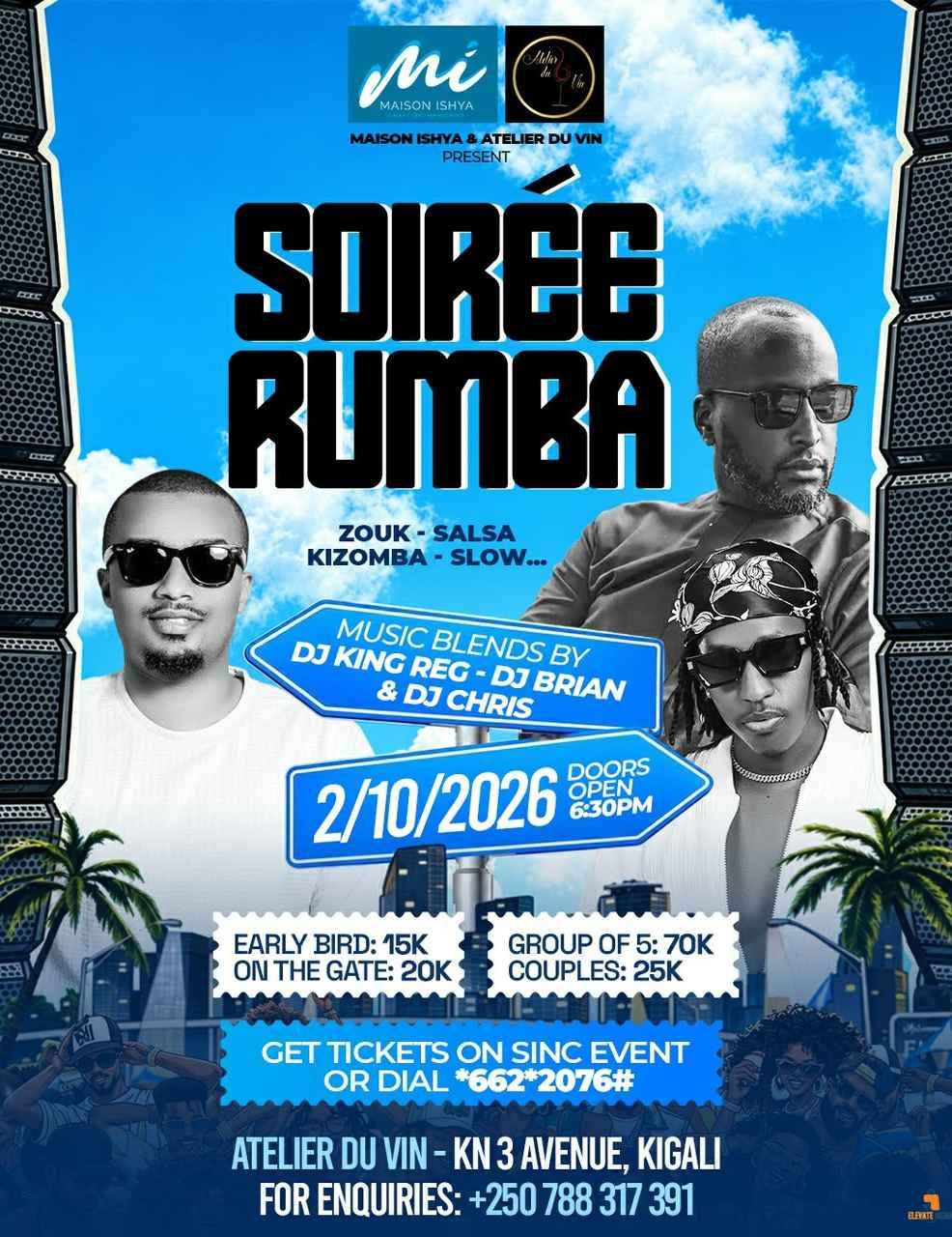 Soirée Rumba | Zouk • Salsa • Kizomba & More