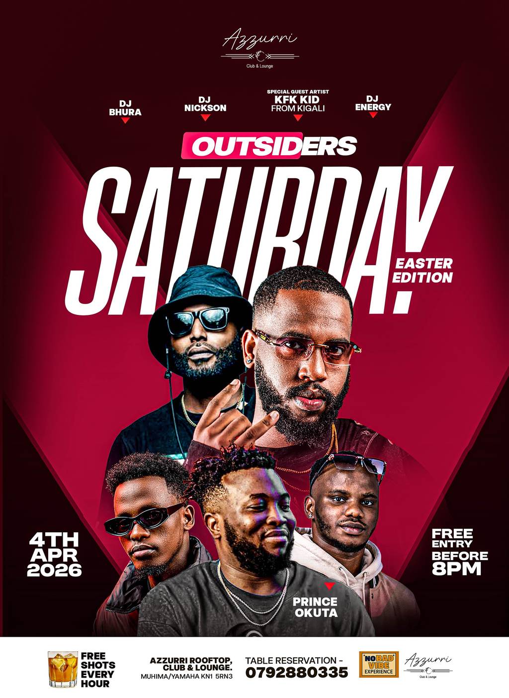 OUTSIDERS SATURDAY Easter edition