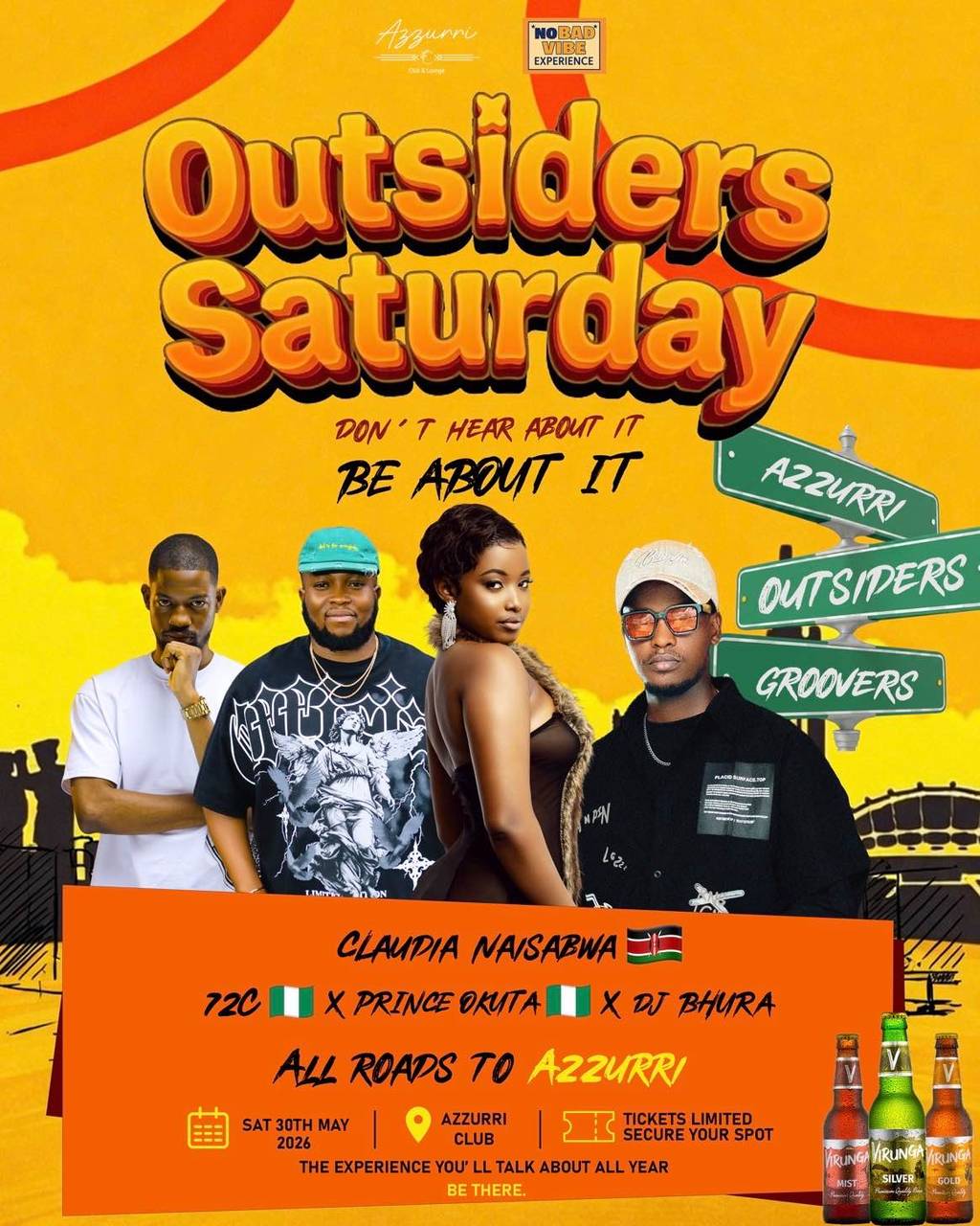 The city is outside. Africa is outside ✍️