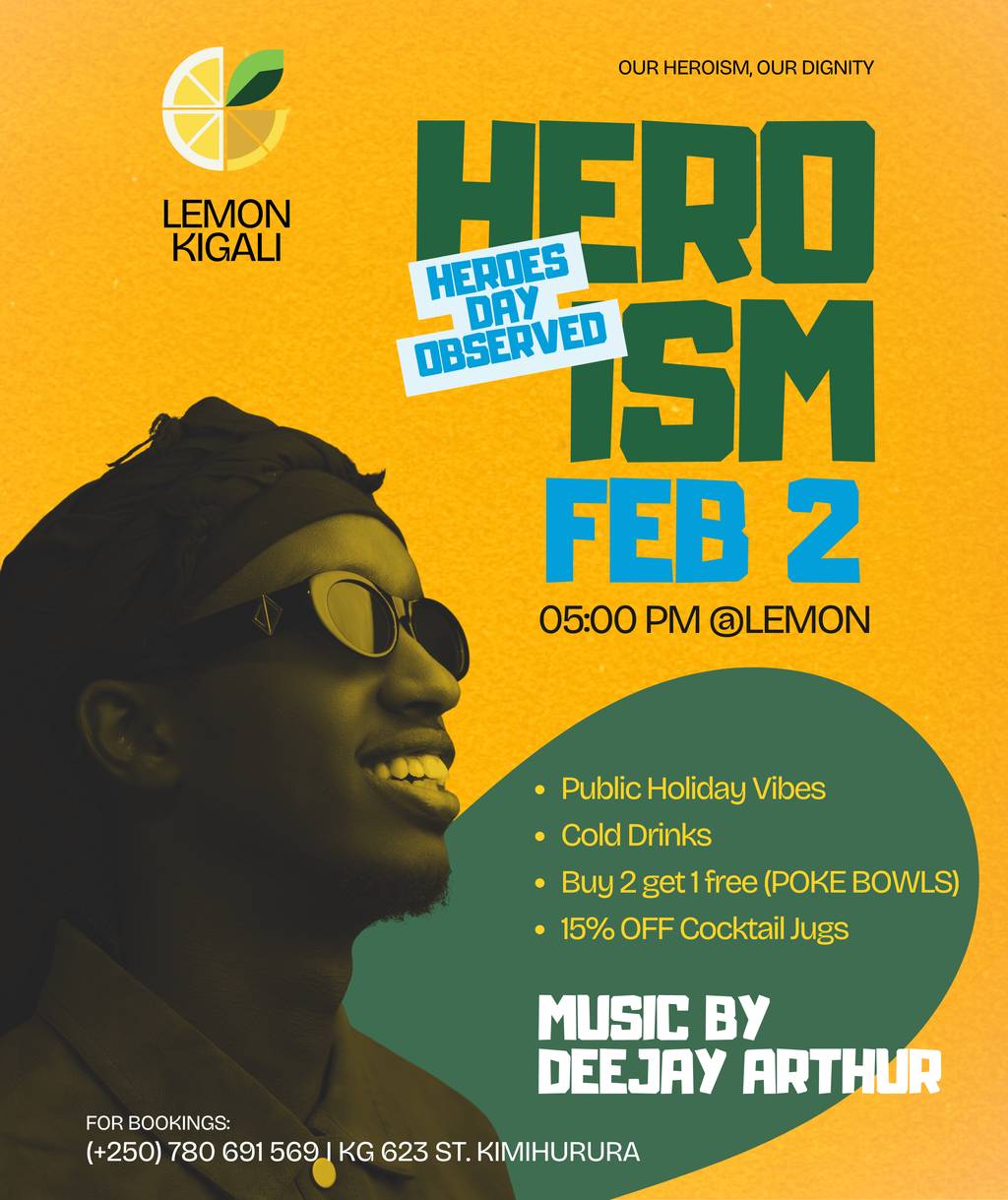 🇷🇼 Our Heroism - Heroes Day Observed