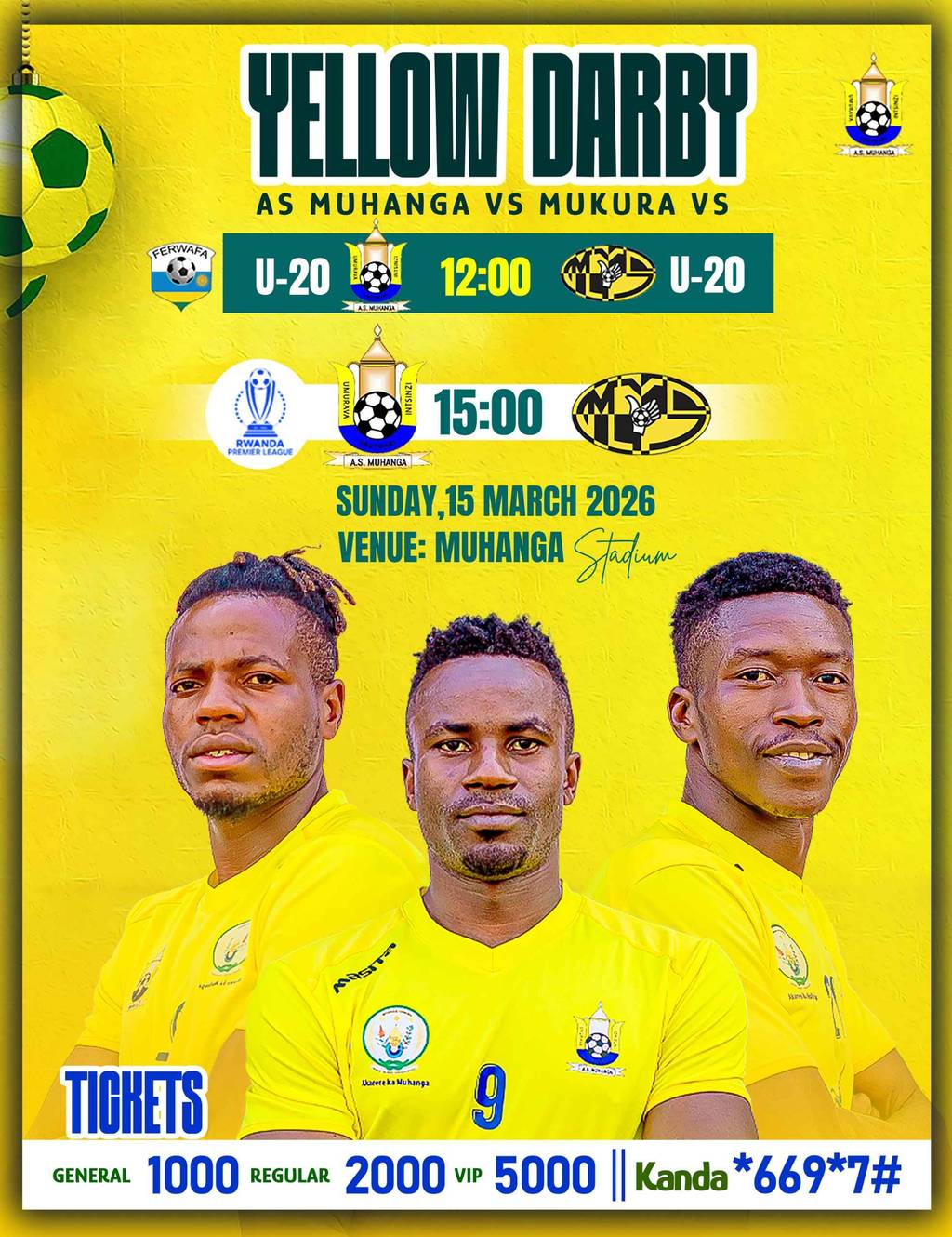 AS MUHANGA vs  Mukura VS