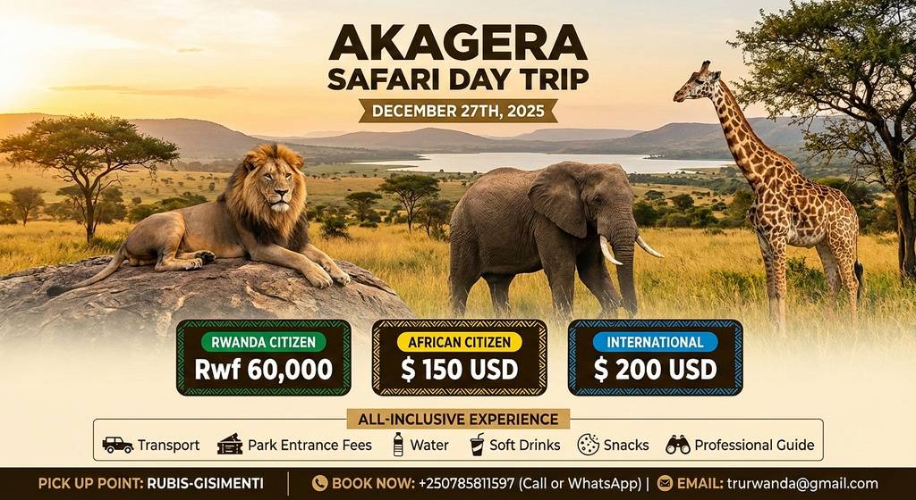 Akagera National Park – Full-Day Group Safari.