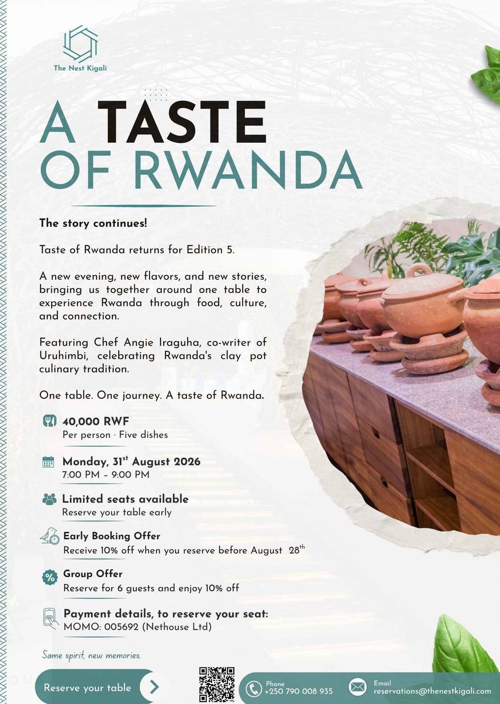A TASTE OF RWANDA