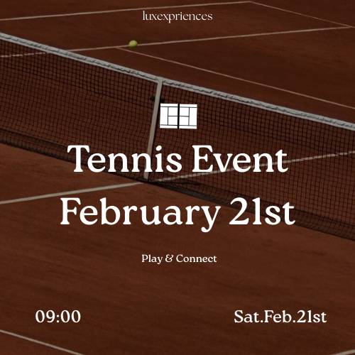 Tennis Club Kigali : February Event