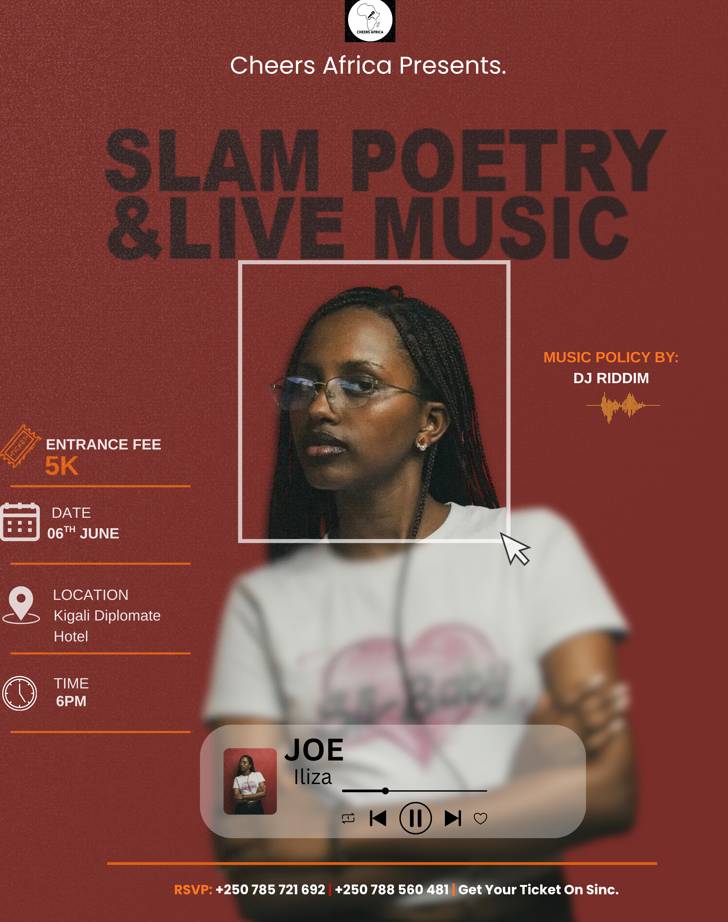 slam poetry and live music