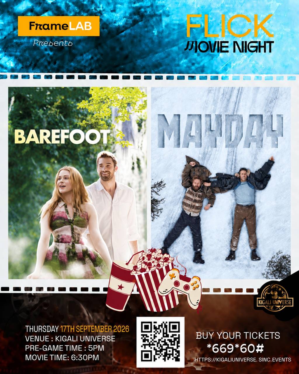 Flick Movie Night - Barefoot & MayDay