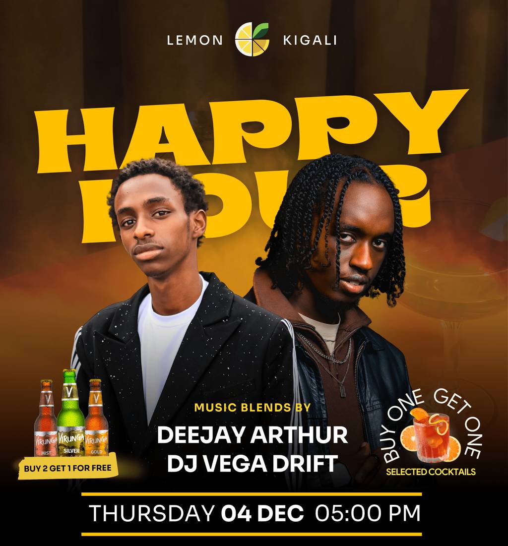 🍹THURSDAY Happy Hour at LEMON
