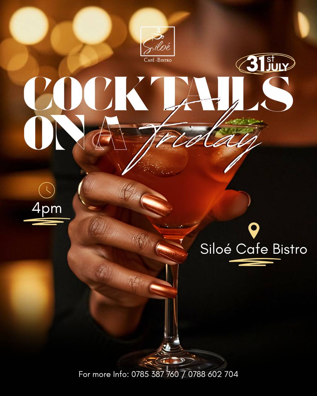 🍸COCKTAILS ONNA FRIDAY @ Siloé