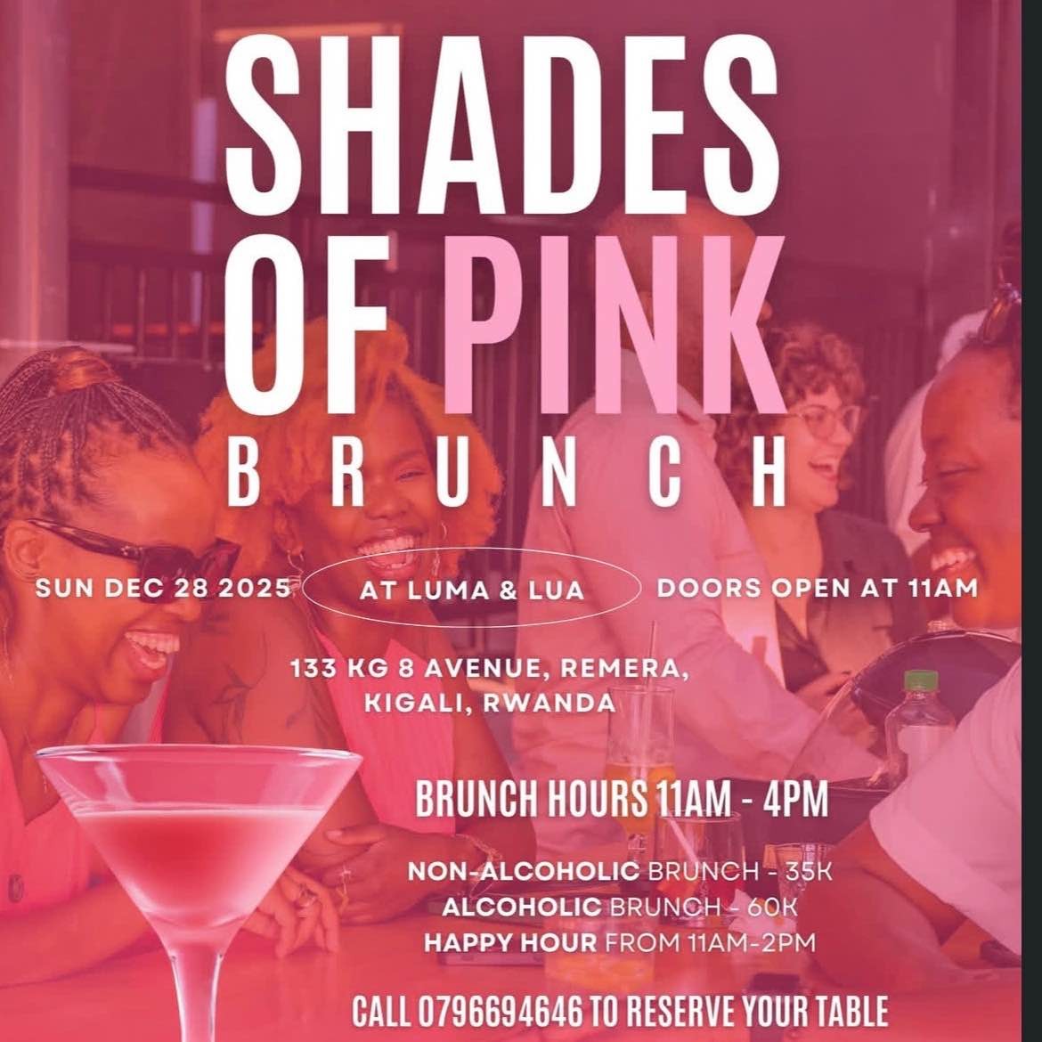 Shades of Pink Brunch at Luma & Lua