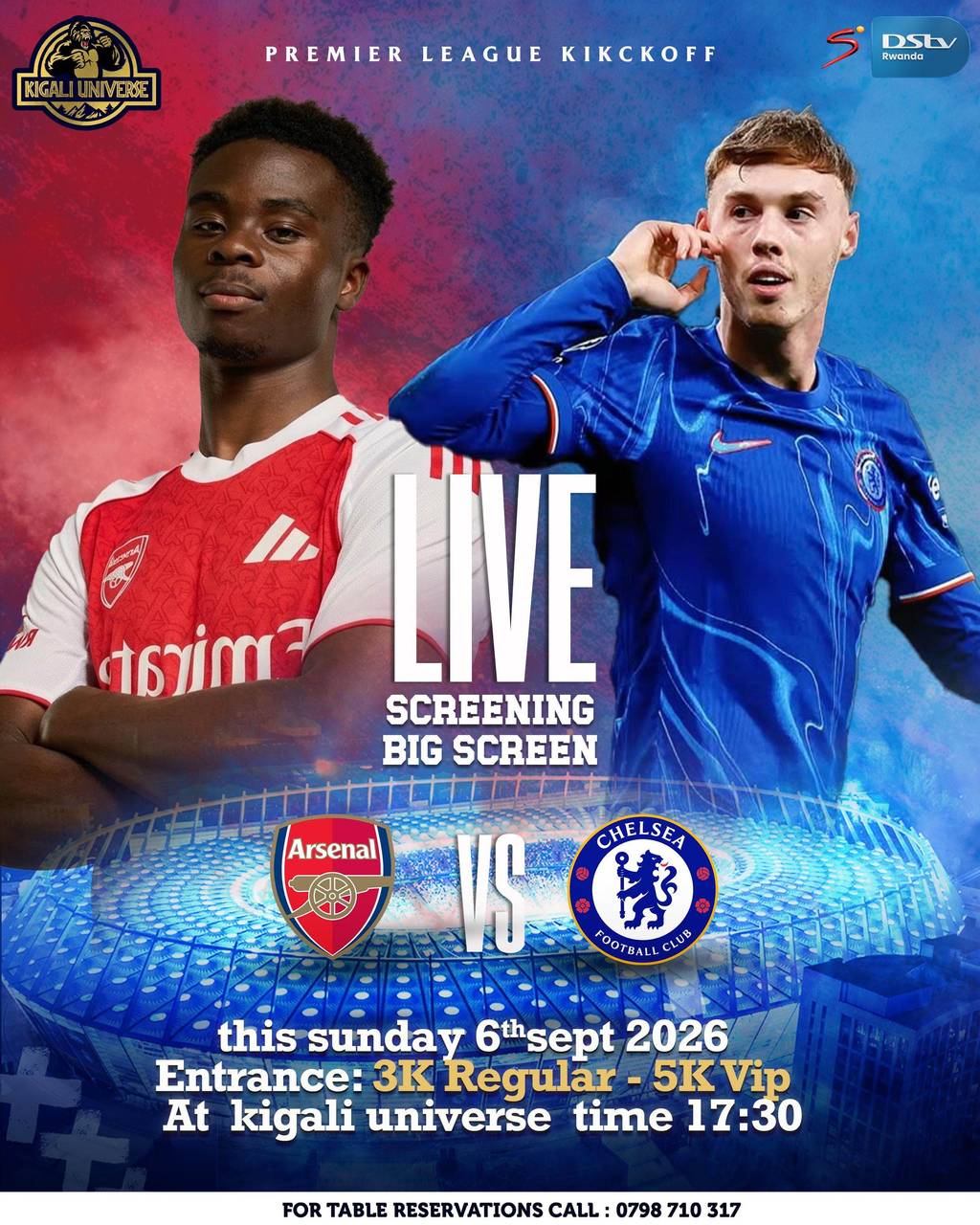 Premier League- Arsenal vs Chelsea