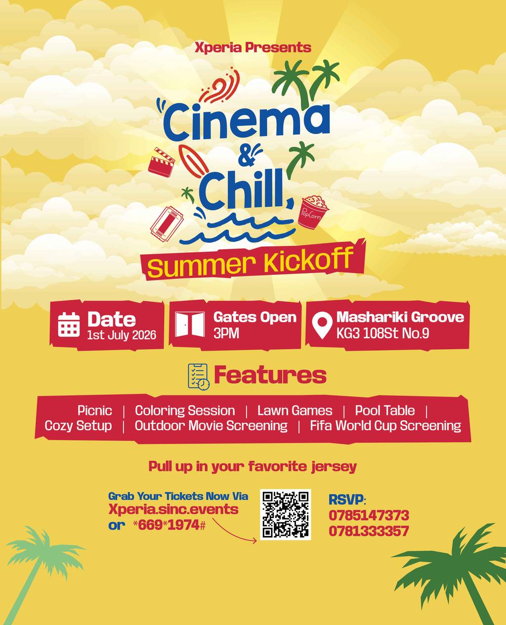 CINEMA & CHILL - Summer Kickoff