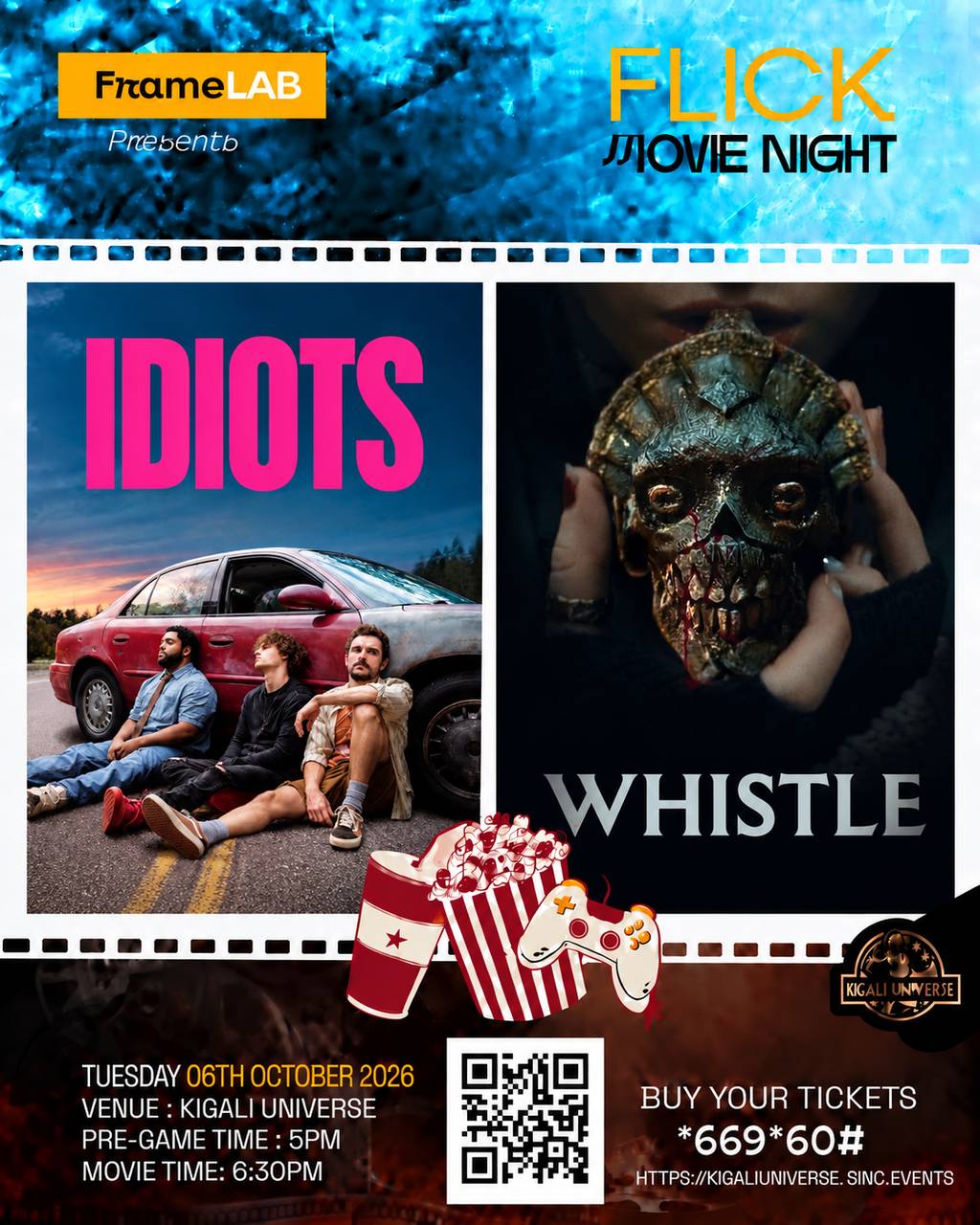 Flick Movie Night - Idiots & Whistle