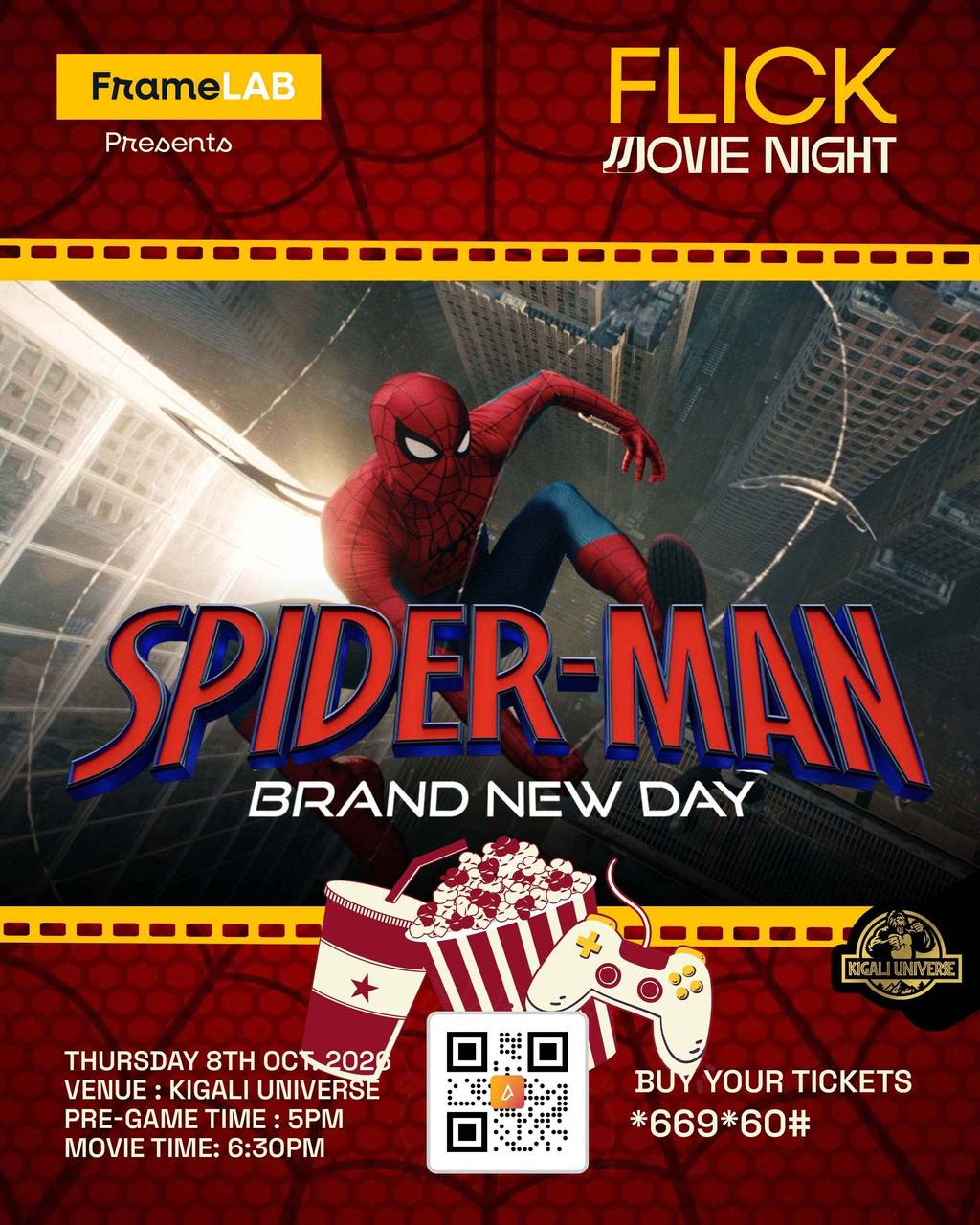 Flick Movie Night - Spiderman Brand New Day
