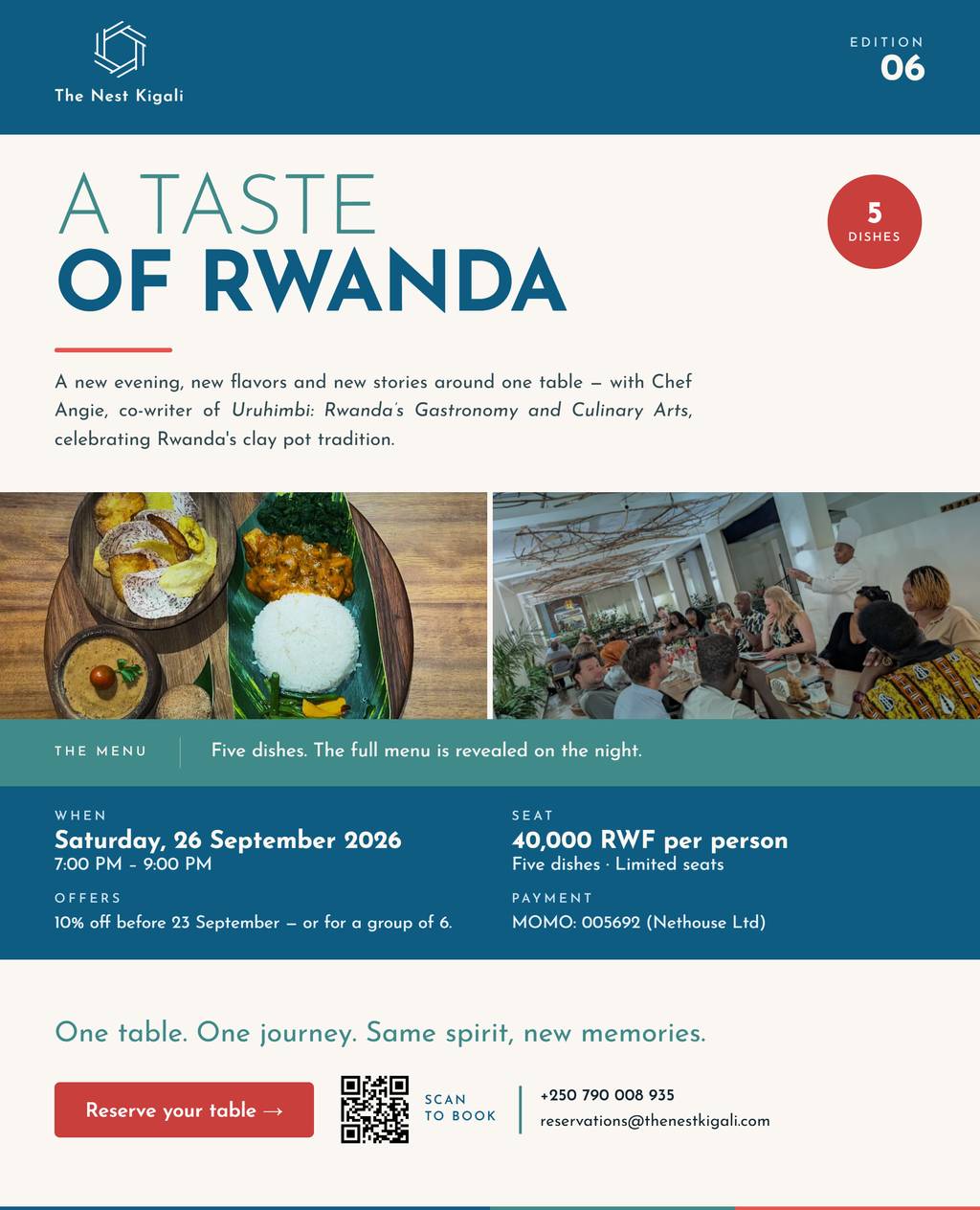 A TASTE OF RWANDA. Ed6