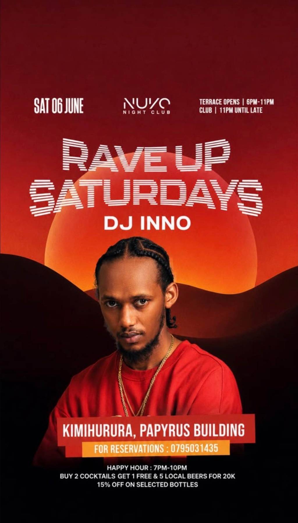RAVE UP SATURDAY 